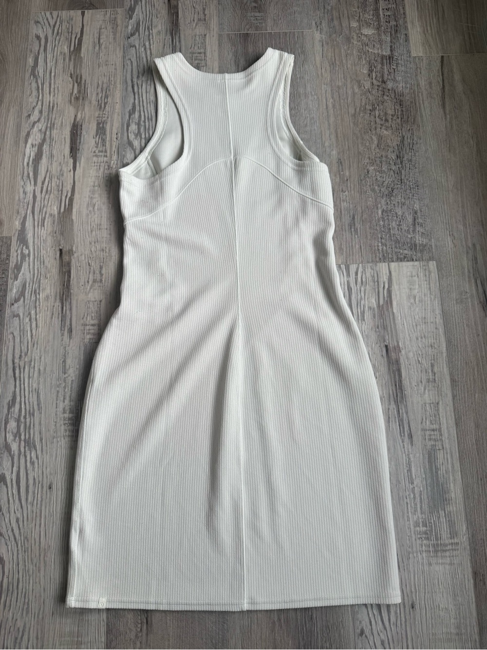 ribbed softstreme slim fit tank dress 
Bone colour - Picture 4 of 4